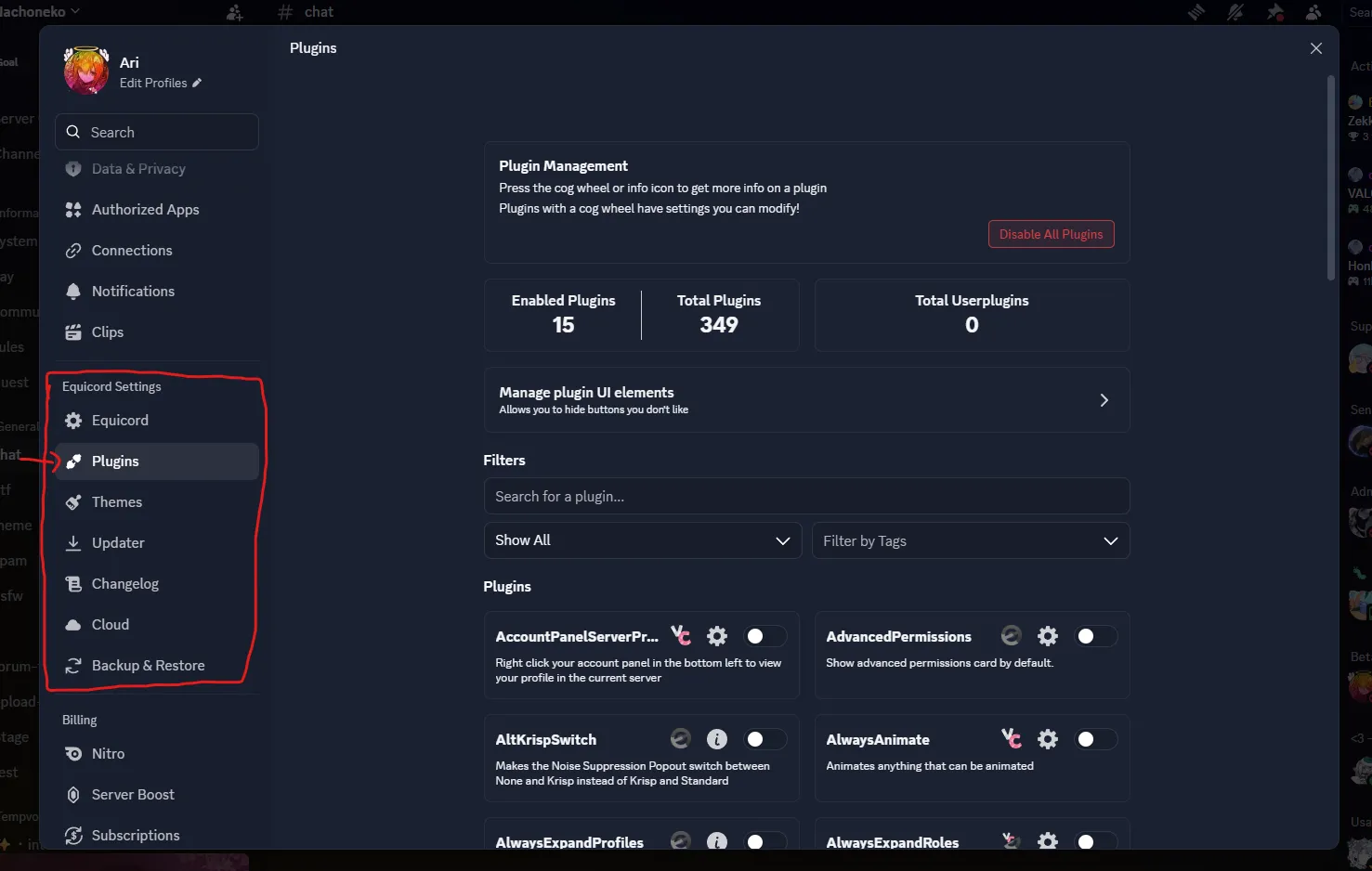 Equicord Plugins