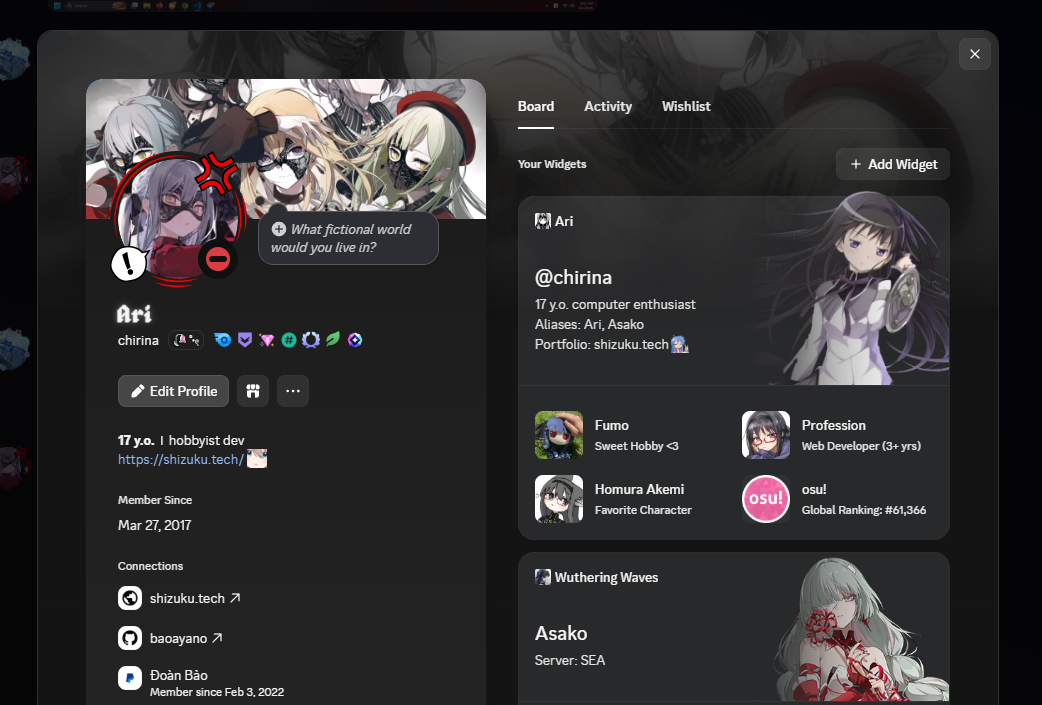 Widget apply successfully